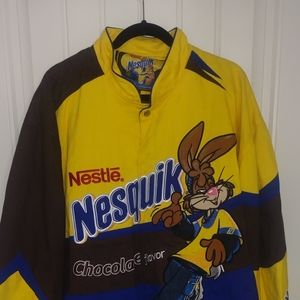 NESTLE Nesquik Racing NASCAR Jeff Hamilton Jacket. Gently used 3XL